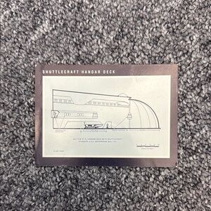 🖖🏻 1991 Impel Star Trek 25th Anniversary Card #249 - Shuttlecraft Hangar Deck